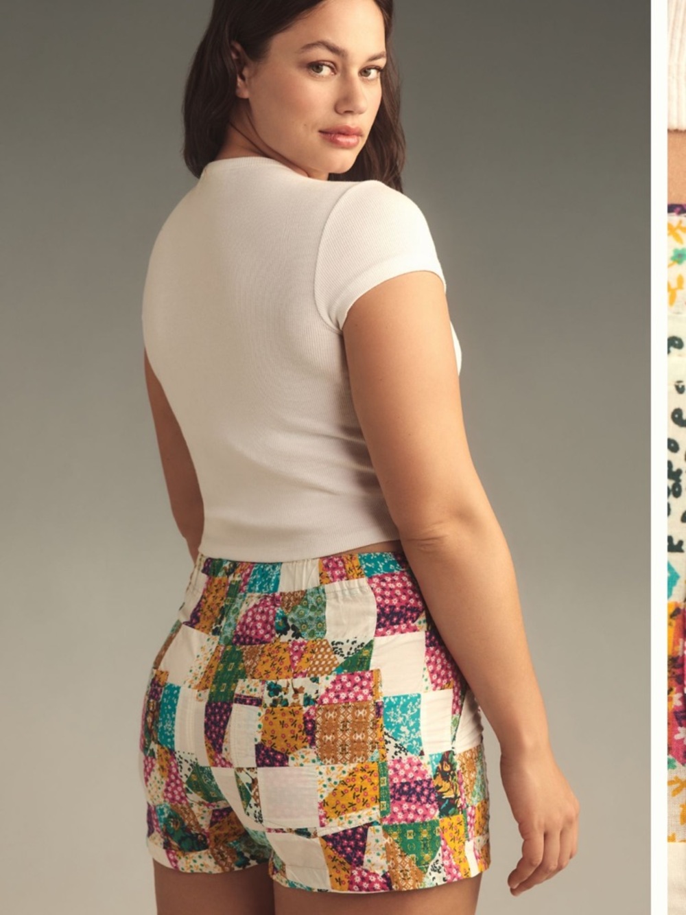 Pilcro Multicolor Patchwork high rise utility Sho… - image 11